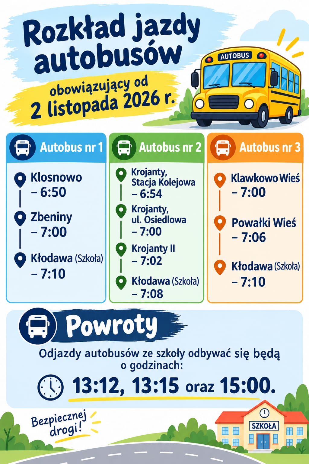 rozkład jazdy autobus&oacute;w