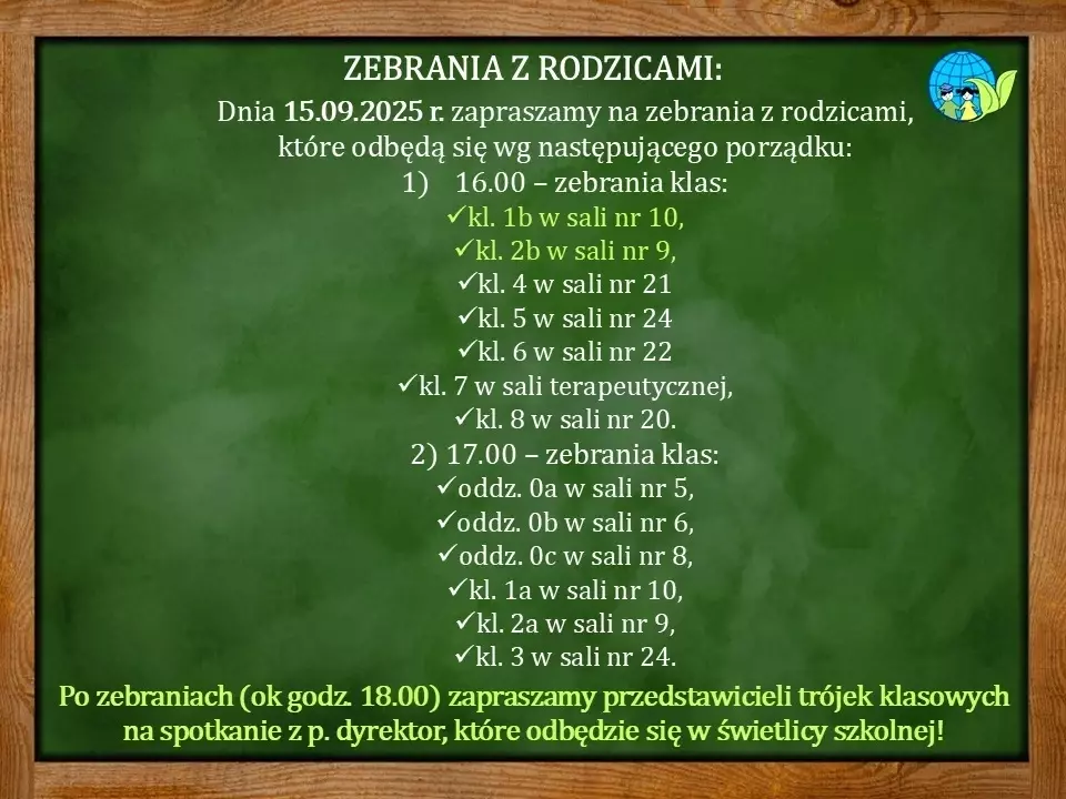Zdjęcie do Zebrania z rodzicami