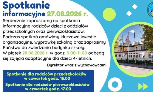 plakat spotkanie informacyjne