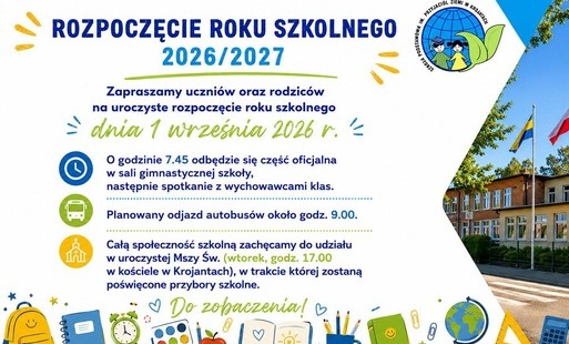 rozpoczęcie roku szkolnego 2026/2027